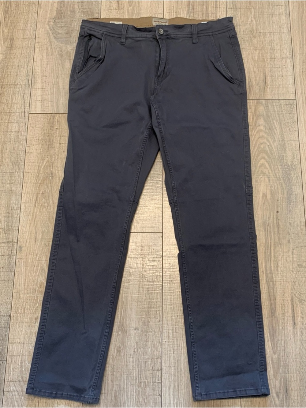 Original Weatherproof Gray Classic Slim Cargo style Chino Pants “Vintage”